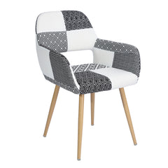 SILLA CROMWELL PATCHWORK TELA