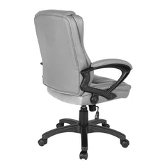 SILLA OFICINA CRANE PU GRIS