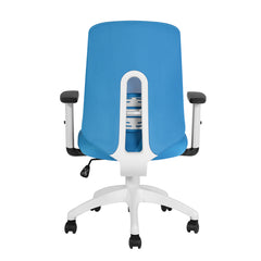 SILLA OFICINA COYLE TELA AZUL